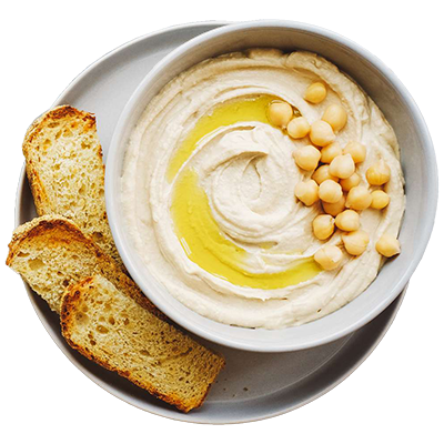 Creamy Hummus Served at Marmaris Takeaway Edinburgh 